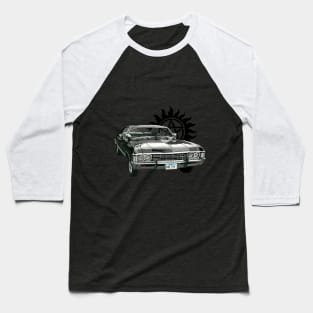 '67 Chevy Impala SUPERNATURAL Baseball T-Shirt